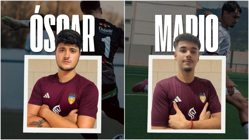 Óscar Cercós y Mario Navarro dirigirán al Alevín B del CD Segorbe en la temporada 2026/27