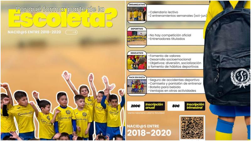 La Escoleta del CDFS Segorbe abre inscripciones para niños y niñas nacidos entre 2018 y 2020