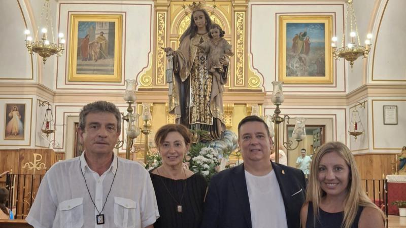 El barrio de San Pedro acompaña a la Virgen del Carmen en la procesión del 775 aniversario de su devoción