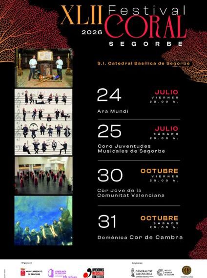 El Festival Coral de Segorbe cierra julio con su XLII edición