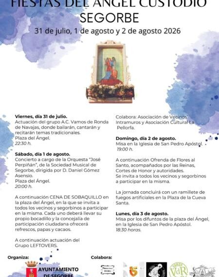 Las Fiestas del Ángel Custodio volverán a reunir a los vecinos de la Plaza del Ángel del 31 de julio al 3 de agosto