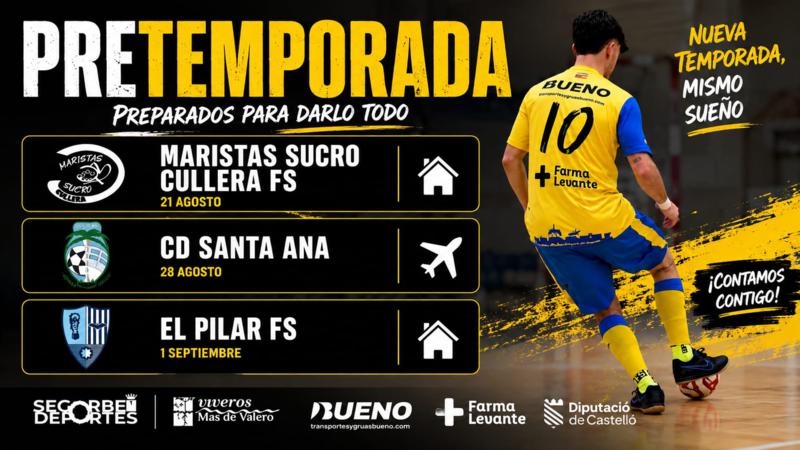 El CDFS Segorbe ya tiene sus partidos de pretemporada