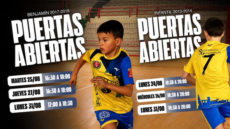 El CDFS Segorbe abre sus puertas a nuevos jugadores de categoría Benjamín e Infantil
