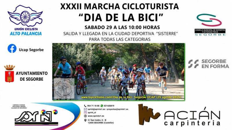 Segorbe se pone sobre ruedas con la XXXII Marcha Cicloturista «Día de la Bici»