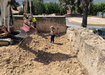 Comienza la rehabilitación de las cisternas y la ladera en Sopeña