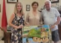 Carlos Domenech dona al Ayuntamiento de Segorbe una obra de su exposición «Exégesis II»