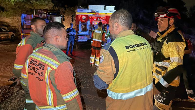 Un rayo provoca un incendio forestal en Segorbe y activa la Situación 1 del PEIF