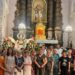 La Novena a la Virgen de la Cueva Santa arranca con el homenaje al Grupo del Tapiz del Corpus Christi