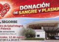 Segorbe anima a la ciudadanía a participar en una nueva jornada de donación de sangre el 12 de agosto