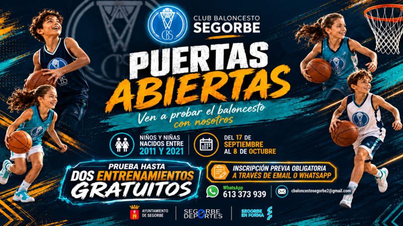 Puertas abiertas en el Club Baloncesto Segorbe