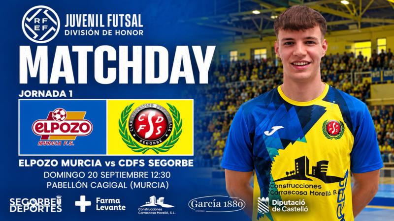 El Juvenil DH del CDFS Segorbe debuta ante ElPozo Murcia