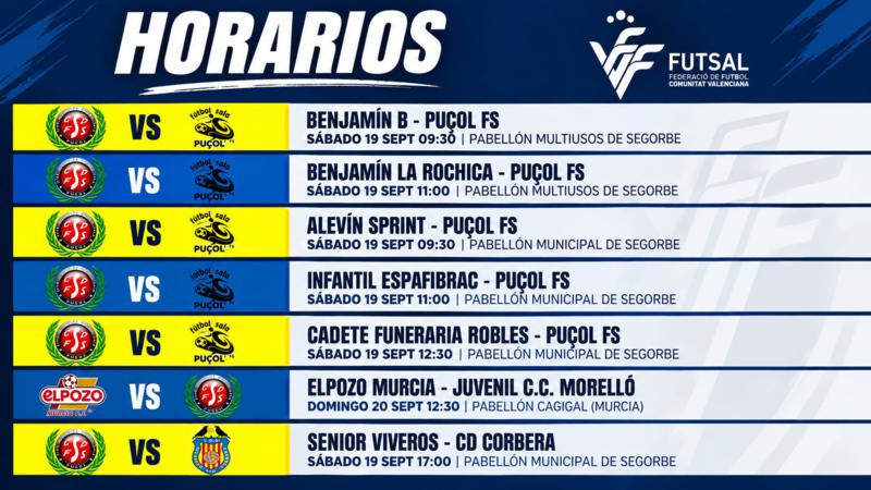 El CDFS Segorbe afronta un nuevo fin de semana de liga con siete partidos