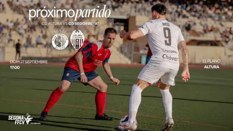 El CD Segorbe Amateur A afronta ante el Altura su segunda jornada de liga
