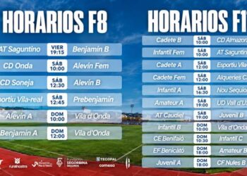 El CD Segorbe afronta un nuevo fin de semana con partidos para sus equipos