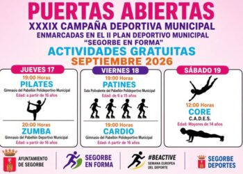 Segorbe abre sus puertas al deporte con dos semanas de actividades gratuitas