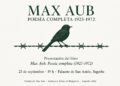 Segorbe acogerá la presentación de «Max Aub. Poesía completa (1925-1972)»