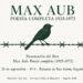 Segorbe acogerá la presentación de «Max Aub. Poesía completa (1925-1972)»