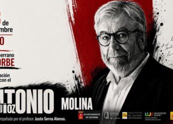 Antonio Muñoz Molina protagonizará una conversación literaria en el Teatro Serrano de Segorbe