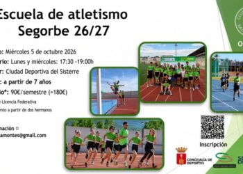 El Club Atletismo Saltamontes abre las inscripciones para su Escuela de Atletismo 2026-2027