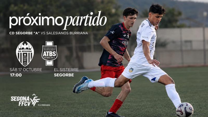 El CD Segorbe Amateur A afronta ante el Atlético Burriana-Salesianos una nueva jornada en El Sisterre