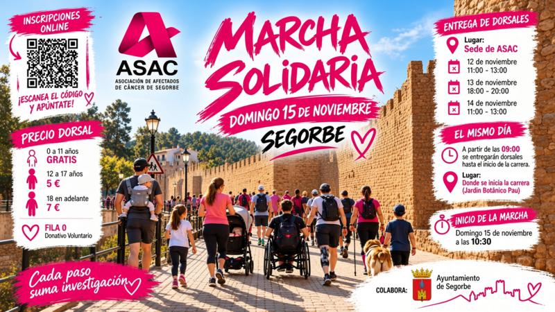 ASAC Segorbe prepara una marcha solidaria para el 15 de noviembre