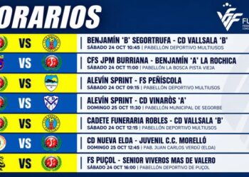 CDFS Segorbe afronta una jornada intensa con varios partidos este fin de semana