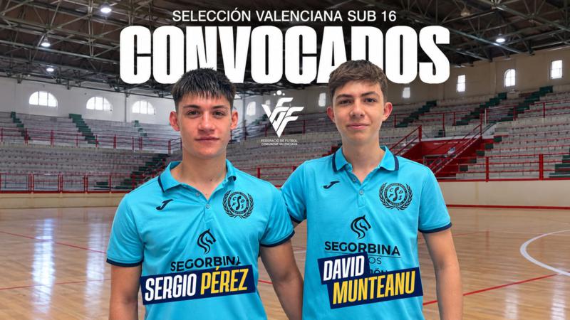 Sergio Pérez y David Munteanu, convocados por la Selección Valenciana Sub-16