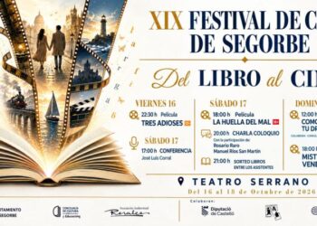 El XIX Festival de Cine de Segorbe llevará la literatura a la gran pantalla con tres días de actividades