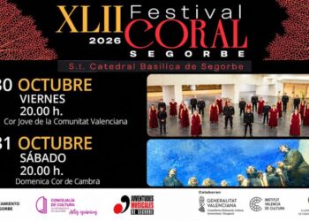 La segunda parte del XLII Festival Coral pone el broche cultural al mes de octubre en Segorbe