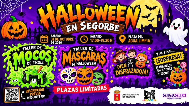 Halloween llega a Segorbe con talleres, disfraces y caramelos el 31 de octubre