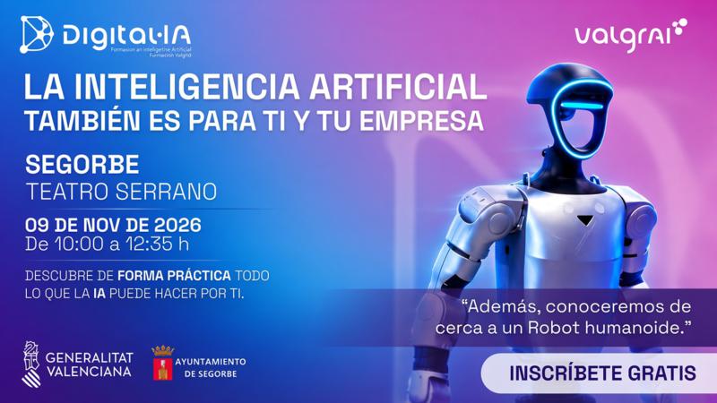 Segorbe acogerá una jornada gratuita para conocer las aplicaciones de la inteligencia artificial