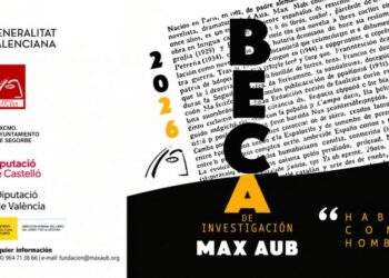 La Fundación Max Aub abre la convocatoria de la Beca de Investigación «Hablo como hombre» 2026