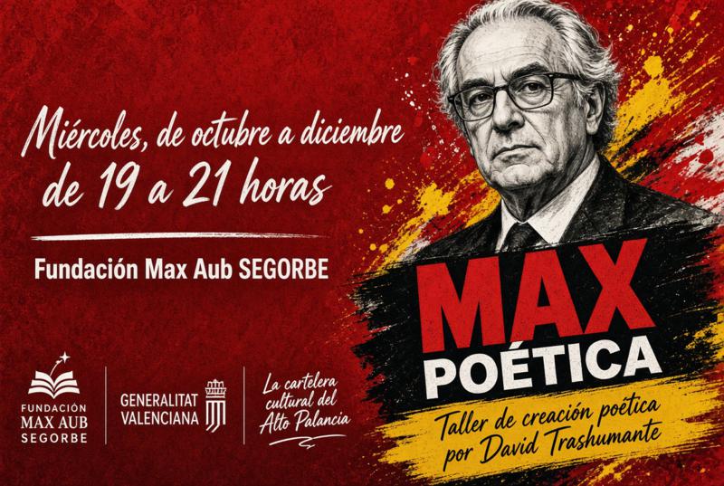 La Fundación Max Aub pone en marcha en Segorbe el taller de creación poética ‘Max Poética’