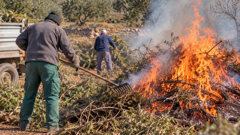 El Ayuntamiento de Segorbe vuelve a dar permisos de quema de restos agrícolas