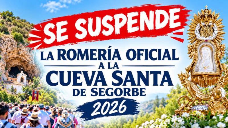 Suspendida la Romería Oficial a la Cueva Santa de Segorbe por la situación meteorológica