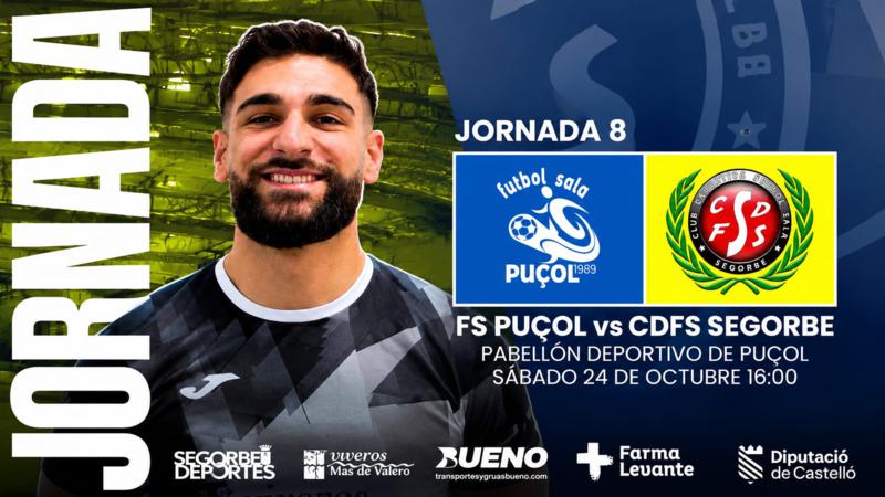 El Viveros Mas de Valero visita al FS Puçol en la octava jornada de liga