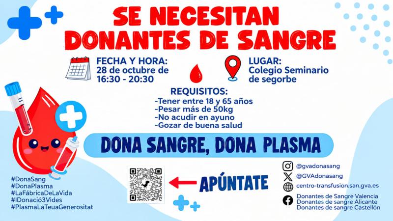 El Colegio Seminario de Segorbe organiza la III Feria de la Salud y una donación de sangre