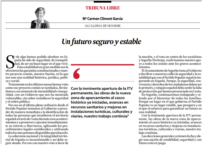 Un futuro seguro y estable